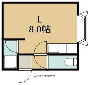 ハッピーハイム柳町【1階】の間取り